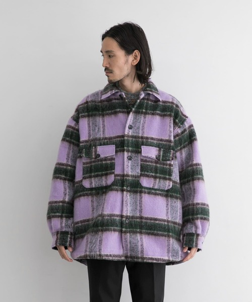 URBAN RESEARCH(アーバンリサーチ)の「URBAN RESEARCH iD CHECK CPO JACKET(その他アウター・メンズ・キャメル/パープル・LARGE/MEDIUM)」の9枚目の写真