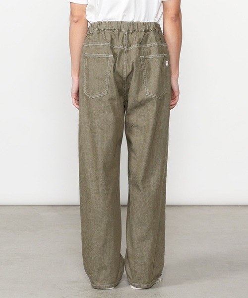 DANTON（ダントン）の「DANTON | カラーデニム イージーパンツ MEN（デニムパンツ・メンズ・モカ/チャコール/カーキ/ブルー/インディゴブルー・40/42/38）」の10枚目の写真