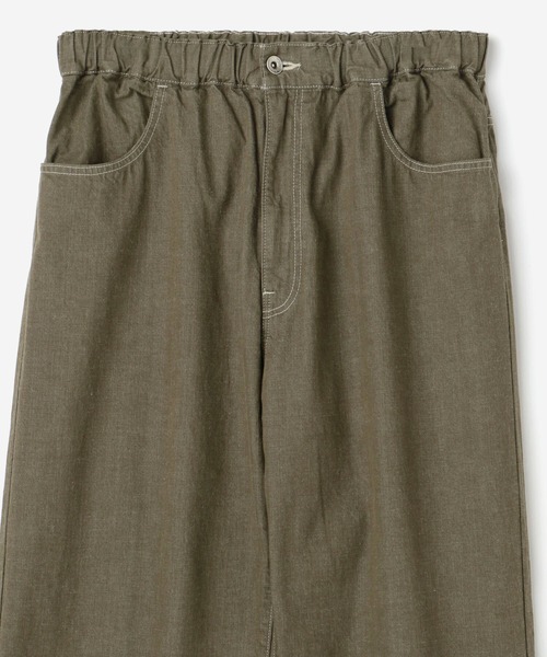 DANTON（ダントン）の「DANTON | カラーデニム イージーパンツ MEN（デニムパンツ・メンズ・モカ/チャコール/カーキ/ブルー/インディゴブルー・40/42/38）」の13枚目の写真