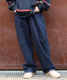 BEAMS | BEAMS / セルビッチ ワイド デニムパンツ(デニムパンツ)