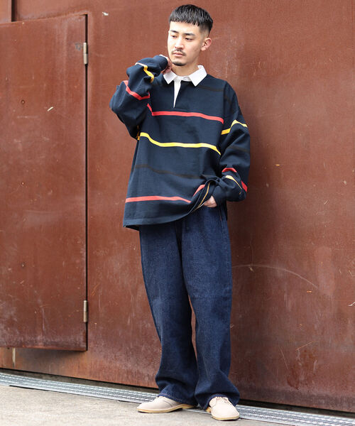在庫処分セール 言い換え / BEAMS（ビームス）の「BEAMS セルビッチ デニムパンツ ワイド パンツ