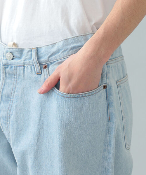 BEAMS（ビームス）の「BEAMS / セルビッチ ワイド デニムパンツ（デニムパンツ・メンズ・ネイビー/ブルー系その他・S/M/L）」の19枚目の写真