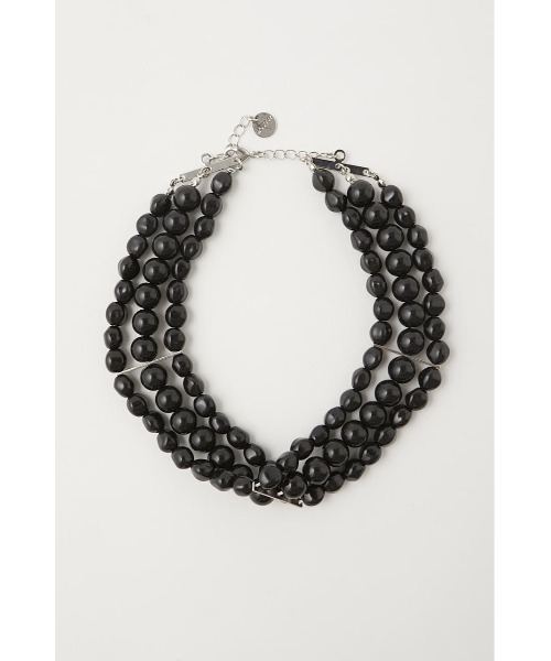 MOUSSY(マウジー)の「F/PEARL WIDE チョーカー(チョーカー・レディース・ホワイト/ブラック・FREE)」の3枚目の写真