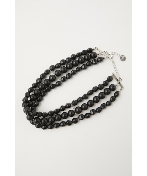 MOUSSY(マウジー)の「F/PEARL WIDE チョーカー(チョーカー・レディース・ホワイト/ブラック・FREE)」の4枚目の写真