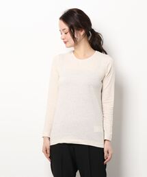 Samansa Mos2 | ベア天竺クルーネックカットソー(Tシャツ/カットソー)
