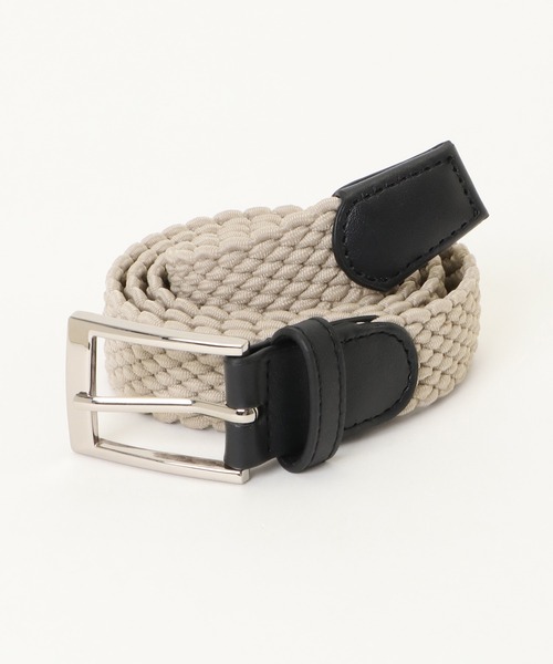 ikka（イッカ）の「ゴムメッシュベルト（ベルト・メンズ・ホワイト/スカイブルー/ブラック/ネイビー/グレー/オフホワイト・FREE）」の5枚目の写真