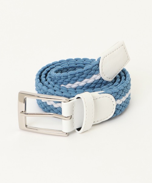 ikka（イッカ）の「ゴムメッシュベルト（ベルト・メンズ・ホワイト/スカイブルー/ブラック/ネイビー/グレー/オフホワイト・FREE）」の6枚目の写真