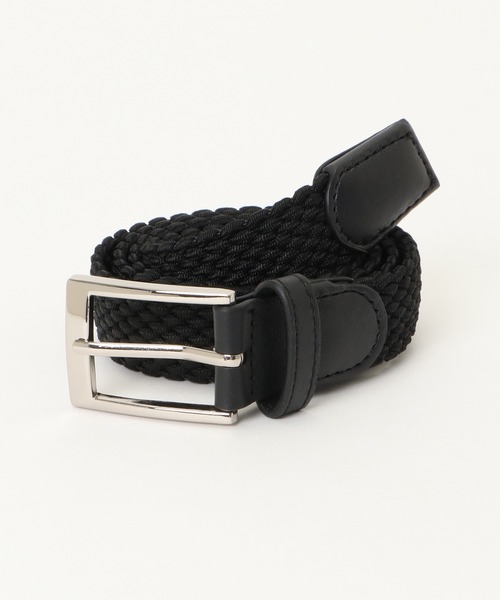 ikka（イッカ）の「ゴムメッシュベルト（ベルト・メンズ・ホワイト/スカイブルー/ブラック/ネイビー/グレー/オフホワイト・FREE）」の4枚目の写真