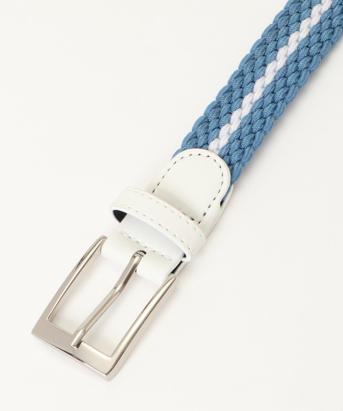 ikka（イッカ）の「ゴムメッシュベルト（ベルト・メンズ・ホワイト/スカイブルー/ブラック/ネイビー/グレー/オフホワイト・FREE）」の9枚目の写真