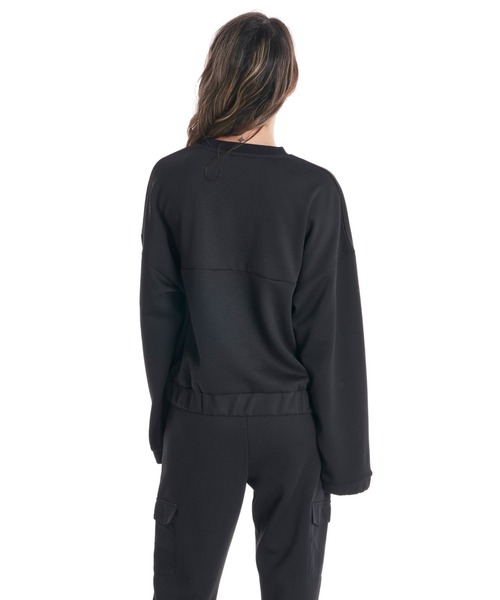 ROXY（ロキシー）の「STAY TUNED PO/ロキシースウェットトレーナー（スウェット・レディース・ブラック/パープル/ナチュラル・SMALL/MEDIUM/LARGE）」の4枚目の写真
