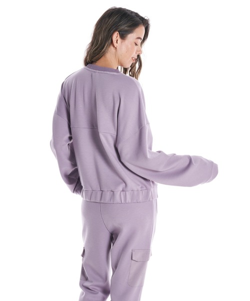 ROXY（ロキシー）の「STAY TUNED PO/ロキシースウェットトレーナー（スウェット・レディース・ブラック/パープル/ナチュラル・SMALL/MEDIUM/LARGE）」の6枚目の写真