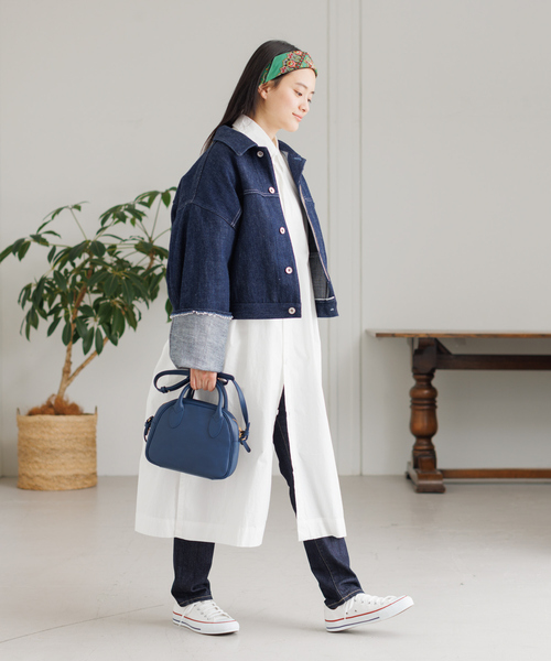 collex（コレックス）の「【KURO/クロ】DENIM JACKET（デニムジャケット・レディース・インディゴブルー・M）」の10枚目の写真