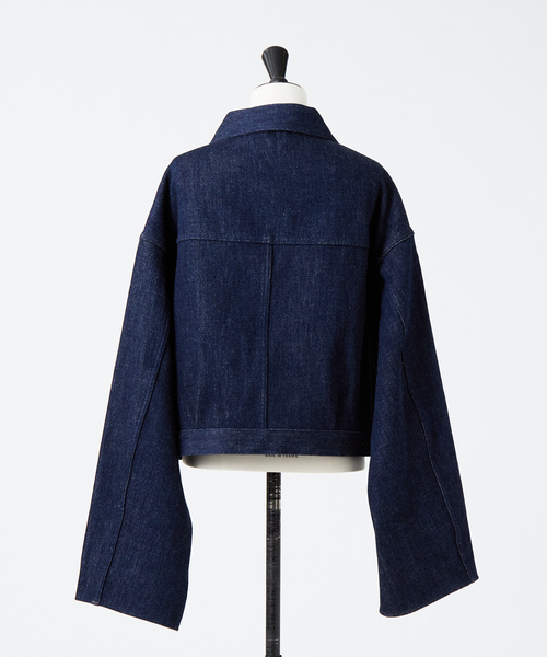 collex（コレックス）の「【KURO/クロ】DENIM JACKET（デニムジャケット・レディース・インディゴブルー・M）」の9枚目の写真