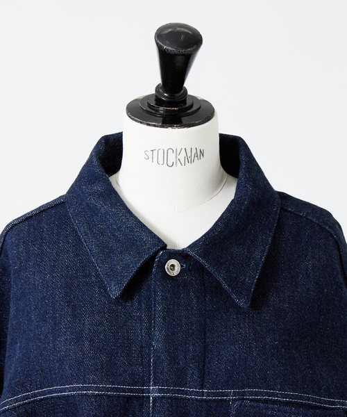 collex（コレックス）の「【KURO/クロ】DENIM JACKET（デニムジャケット・レディース・インディゴブルー・M）」の5枚目の写真