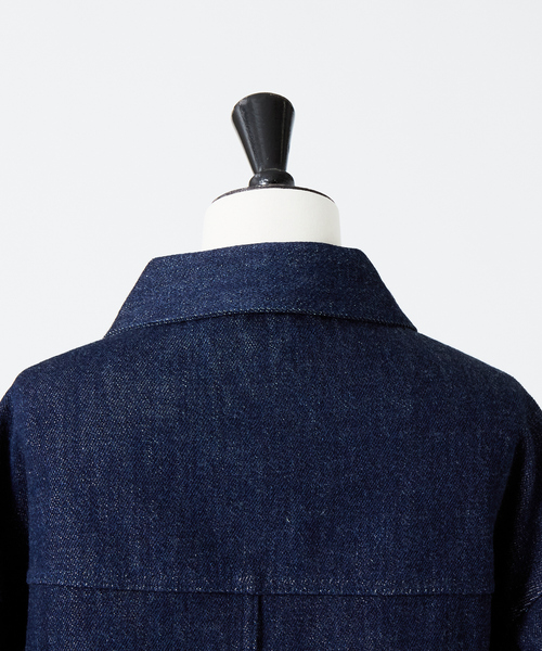 collex（コレックス）の「【KURO/クロ】DENIM JACKET（デニムジャケット・レディース・インディゴブルー・M）」の11枚目の写真