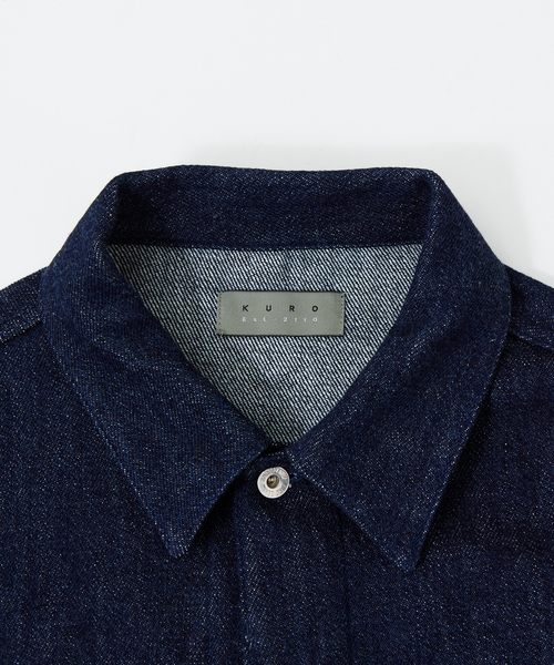 collex（コレックス）の「【KURO/クロ】DENIM JACKET（デニムジャケット・レディース・インディゴブルー・M）」の3枚目の写真