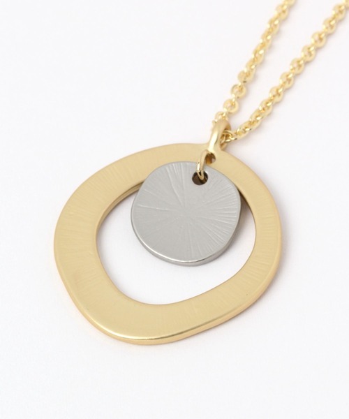 studio CLIP（スタディオクリップ）の「ツチメメタルMIXカラーロングネックレス（ネックレス・レディース・その他1・FREE）」の4枚目の写真