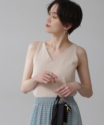 N.（N. Natural Beauty Basic） | ◆Ｖネックニットタンクトップ(タンクトップ)