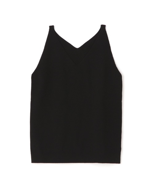 N.(N. Natural Beauty Basic)(エヌエヌナチュラルビューティーベーシック)の「◆Vネックニットタンクトップ(タンクトップ・レディース・ブラック/オフホワイト/オレンジ・MEDIUM)」の16枚目の写真