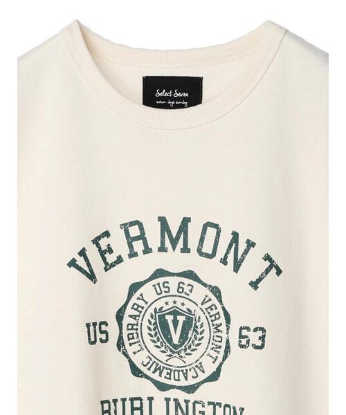 SEVENDAYS=SUNDAY（セブンデイズサンデイ）の「ミニ裏毛カレッジBIGベスト　＊◆（ベスト・レディース・チャコールグレー/ネイビー/アイボリー・M/L）」の14枚目の写真