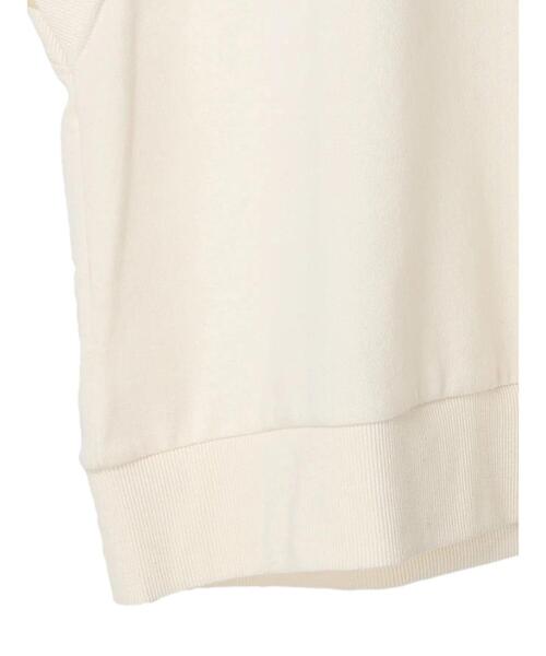 SEVENDAYS=SUNDAY（セブンデイズサンデイ）の「ミニ裏毛カレッジBIGベスト　＊◆（ベスト・レディース・チャコールグレー/ネイビー/アイボリー・M/L）」の12枚目の写真