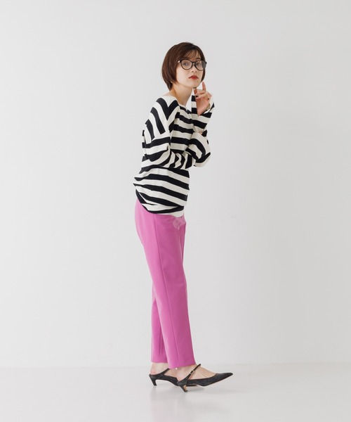 Rouge vif（ルージュヴィフ）の「総針フレアスリーブプルオーバー（ニット/セーター・レディース・ネイビー/その他/オフホワイト/その他1/ブラック・フリー）」の10枚目の写真