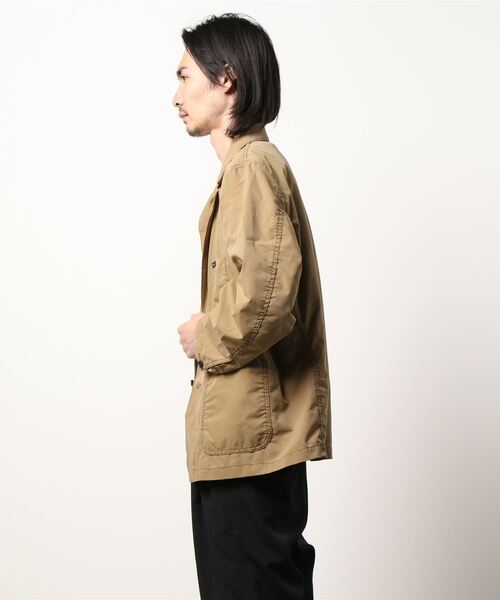 YANUK(ヤヌーク)の「パッカブルジャケット(テーラードジャケット・メンズ・ベージュ/グレー・S/M/L)」の3枚目の写真