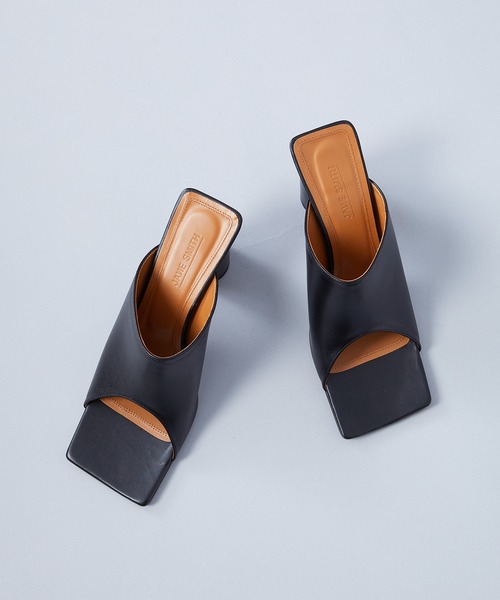 JANESMITH(ジェーンスミス)の「【JANE SMITH(ジェーンスミス)】SQUARE TOE SANDALS(サンダル・レディース・ホワイト/ブラック/ベージュ/グリーン・37/36/38)」の3枚目の写真