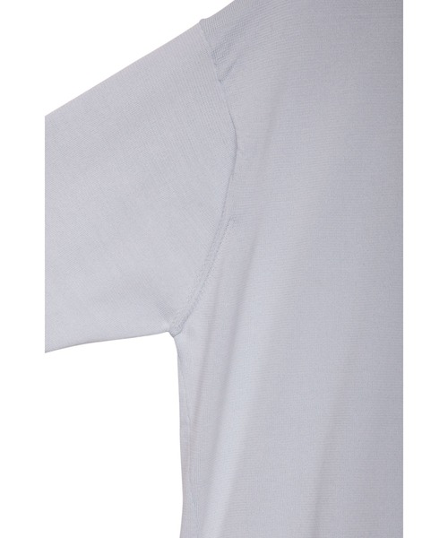 TORNADO MART（トルネードマート）の「ZERO by TORNADO MART∴ノーカラー7部袖カーディガンニット（カーディガン/ボレロ・メンズ・ブラック/アイボリー・LL/M/L）」の7枚目の写真