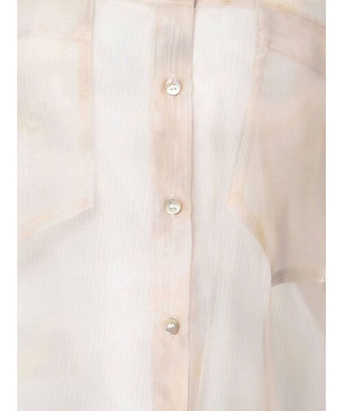 MERCURYDUO（マーキュリーデュオ）の「マーブルプリントスタンドカラーシャツ（シャツ/ブラウス・レディース・ライトグレー/ベージュ・FREE）」の10枚目の写真