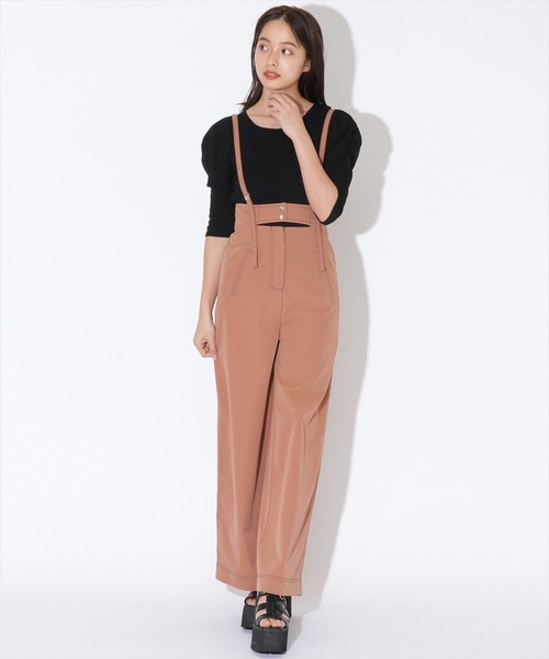 REDYAZEL（レディアゼル）の「パワショルバックリボンプルオーバー（Tシャツ/カットソー・レディース・ブラック/ホワイト系その他5/ブラック系その他4・FREE）」の14枚目の写真