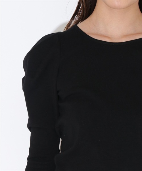 REDYAZEL（レディアゼル）の「パワショルバックリボンプルオーバー（Tシャツ/カットソー・レディース・ブラック/ホワイト系その他5/ブラック系その他4・FREE）」の11枚目の写真