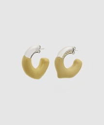 【新品未使用】sunnei ピアス Sunnei ラバライズ ピアス | ブラック | FARFETCH JP