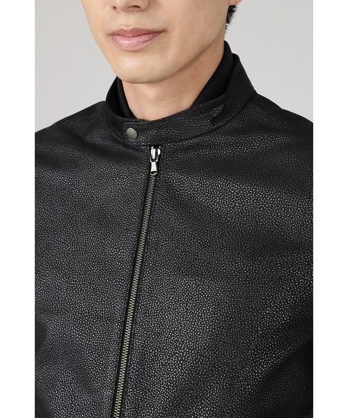 HIGH STREET(ハイストリート)の「HIGH STREET∴ゴートスナフプリントライダース(ライダースジャケット・メンズ・ブラック・S/M)」の8枚目の写真