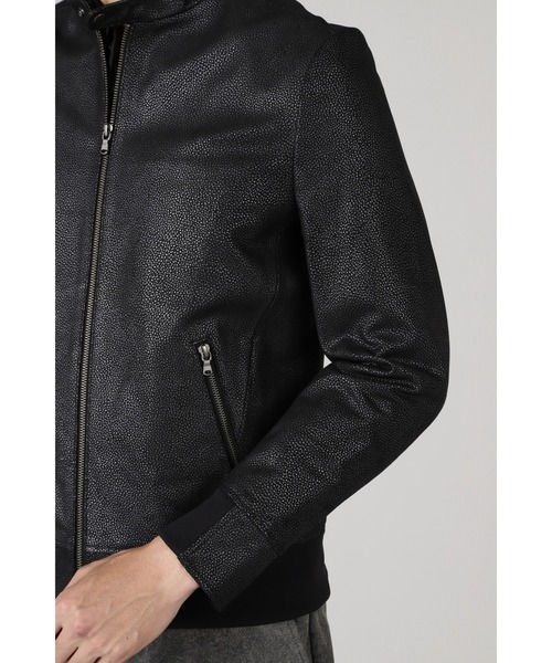 HIGH STREET(ハイストリート)の「HIGH STREET∴ゴートスナフプリントライダース(ライダースジャケット・メンズ・ブラック・S/M)」の9枚目の写真