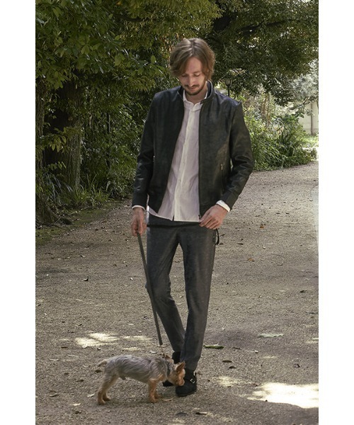 HIGH STREET(ハイストリート)の「HIGH STREET∴ゴートスナフプリントライダース(ライダースジャケット・メンズ・ブラック・S/M)」の11枚目の写真