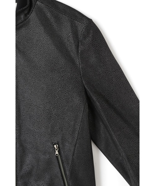 HIGH STREET(ハイストリート)の「HIGH STREET∴ゴートスナフプリントライダース(ライダースジャケット・メンズ・ブラック・S/M)」の15枚目の写真