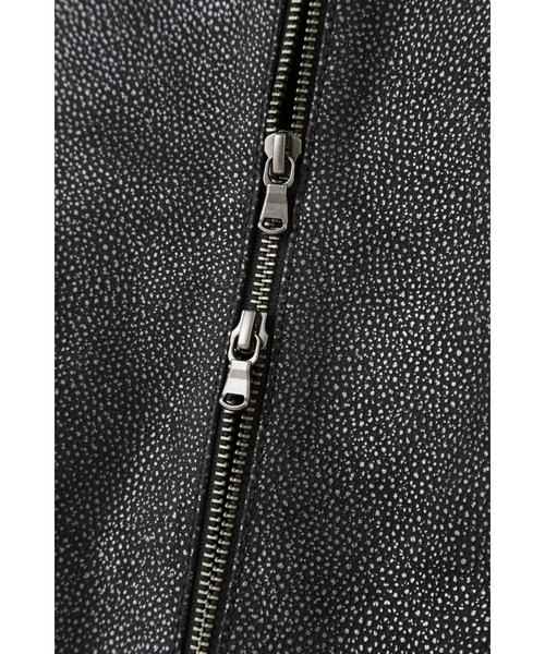 HIGH STREET(ハイストリート)の「HIGH STREET∴ゴートスナフプリントライダース(ライダースジャケット・メンズ・ブラック・S/M)」の17枚目の写真