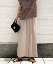 Q（キュー）の「さらさらワイドパンツ（その他パンツ）」