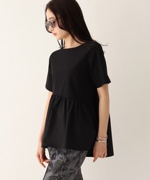 OPAQUE.CLIP | トリコットJ フハク切替ペプラムトップス【WEB限定サイズ】(Tシャツ/カットソー)