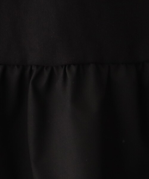 OPAQUE.CLIP（オペークドットクリップ）の「◆トリコットJ フハク切替ペプラムトップス【WEB限定サイズ】（Tシャツ/カットソー・レディース・ホワイト系/ブラック/サンドベージュ・38/40/42）」の10枚目の写真