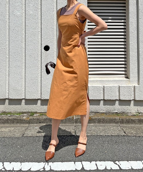 RED VALENTINO リボンタイ エプロンワンピース RED VALENTINO リボンタイ エプロンワンピース（RED VALENTINO