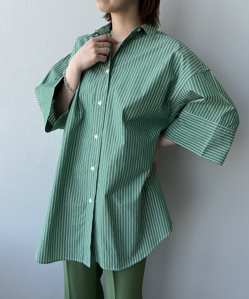 A part by（アパートバイ）の「ストライプシャツSS 285243