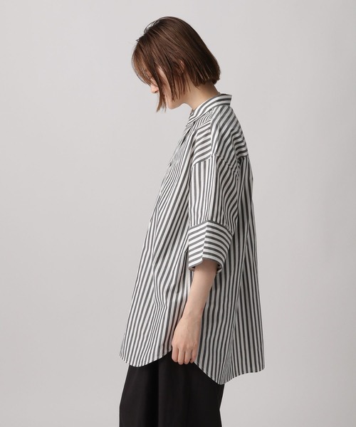ネクロページ A part by（アパートバイ）の「ストライプシャツSS 285243（シャツ