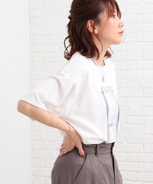 SHOO・LA・RUE（シューラルー）の「◆【S-L】フォトプリントTシャツ（Tシャツ/カットソー・レディース・ライトパープル/ホワイト系・01/03/02）」の12枚目の写真