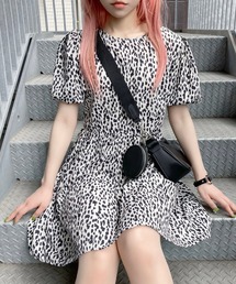 Figments | レオパードミニワンピース(ワンピース)