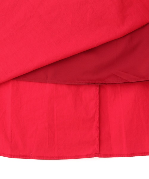 N.（N. Natural Beauty Basic）（エヌエヌナチュラルビューティーベーシック）の「◆配色ボタンボリュームスリーブコットンワンピース（ワンピース・レディース・ブラック/ブラウン/レッド・MEDIUM）」の17枚目の写真