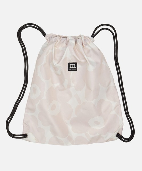 marimekko（マリメッコ）の「Pieni Unikko / Smartsack（バックパック/リュック・レディース・ネイビー/アイボリー・FREE）」の2枚目の写真