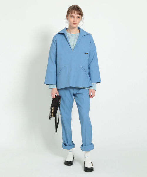 BEAMS BOY（ビームスボーイ）の「Wrangler × maturely / 別注 Skipper Blouson（その他トップス・レディース・ブルー/グリーン・ONE SIZE）」の8枚目の写真