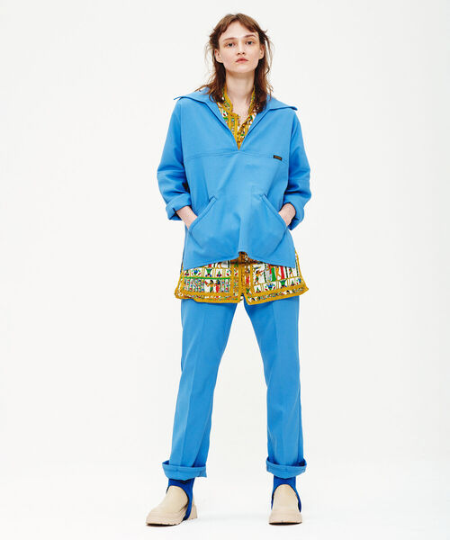 BEAMS BOY（ビームスボーイ）の「Wrangler × maturely / 別注 Skipper Blouson（その他トップス・レディース・ブルー/グリーン・ONE SIZE）」の9枚目の写真